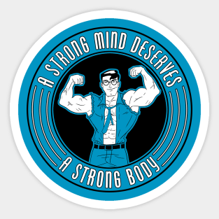 Fortified Nerd (Male) Sticker